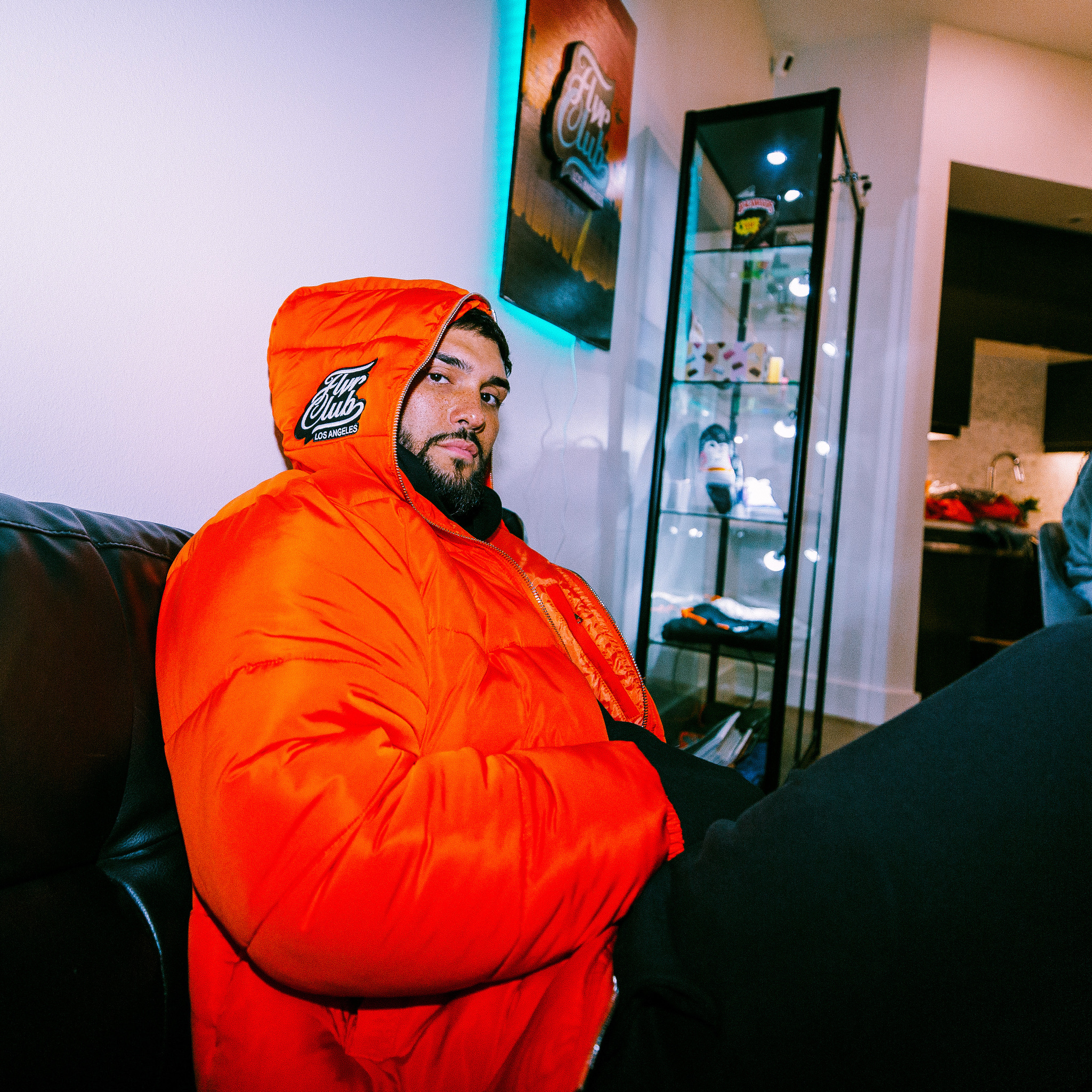 1 OF 1 PUFFER JACKET - ORANGE EDITION - Image 2