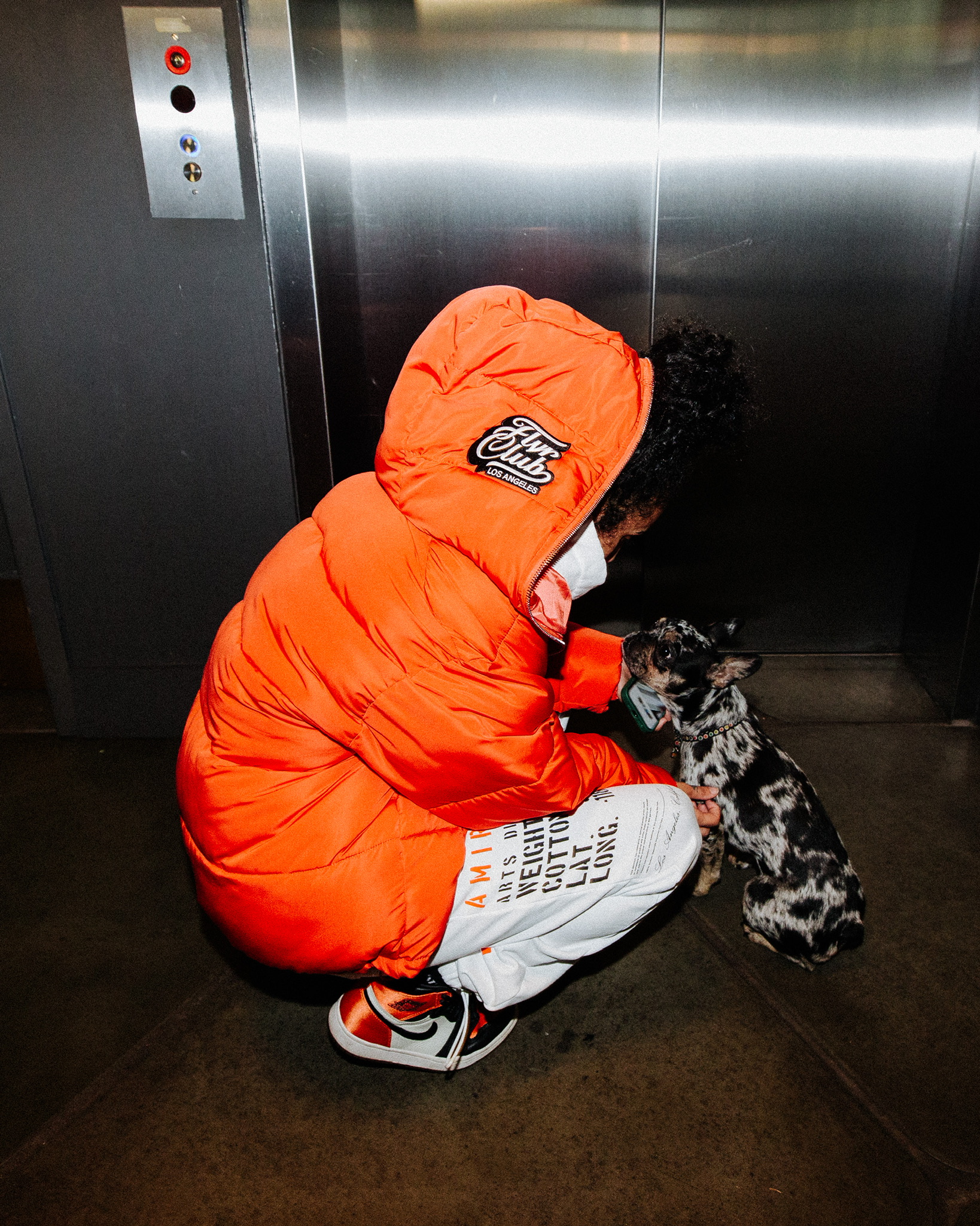 1 OF 1 PUFFER JACKET - ORANGE EDITION - Image 3